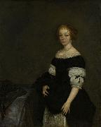 Gerard ter Borch the Younger Portrait of Aletta Pancras (1649-1707). Sweden oil painting artist